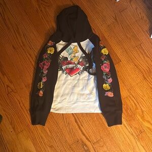 juniors 3/5 s tinker bell sweatshirt